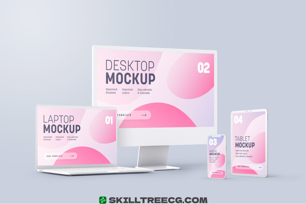 图片[2]-Multi Device Clay Mockup Set（139719）-技能树